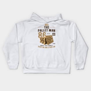 The Wooden Pallet Man Kids Hoodie